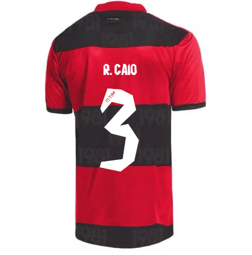 2021/22 Flamengo Home Kit Soccer Jersey R. CAIO #3